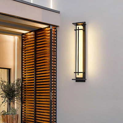 Square Outdoor Wall Light – Weatherproof LED Fixture with Modern Design