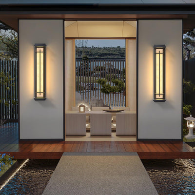 Square Outdoor Wall Light – Weatherproof LED Fixture with Modern Design