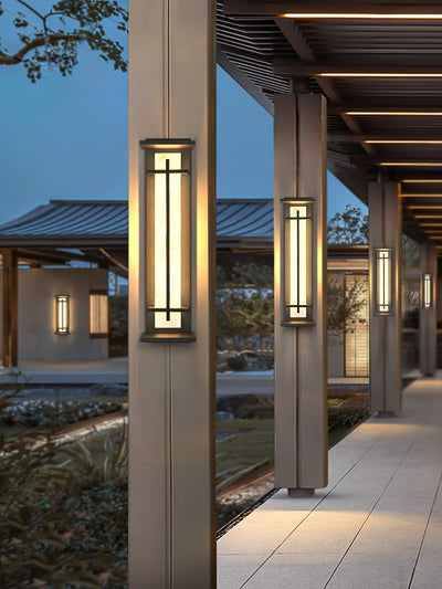 Square Outdoor Wall Light – Weatherproof LED Fixture with Modern Design