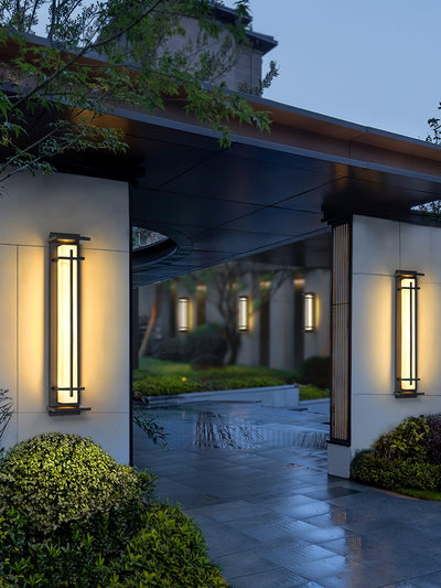 Square Outdoor Wall Light – Weatherproof LED Fixture with Modern Design