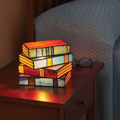 GlassNovel Book Lamp – Art and Functionality Combined