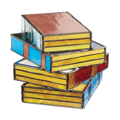 GlassNovel Book Lamp – Art and Functionality Combined