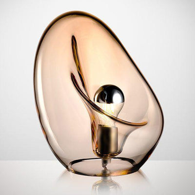 Suspended Water Drop Pendant Light – Modern Glass Hanging Lamp (E26/E27, Adjustable Height)