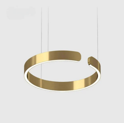 Modern LED Pendant Light – Adjustable Dimmable Circle Design for Sophisticated Illumination