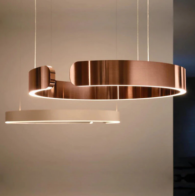 Modern LED Pendant Light – Adjustable Dimmable Circle Design for Sophisticated Illumination