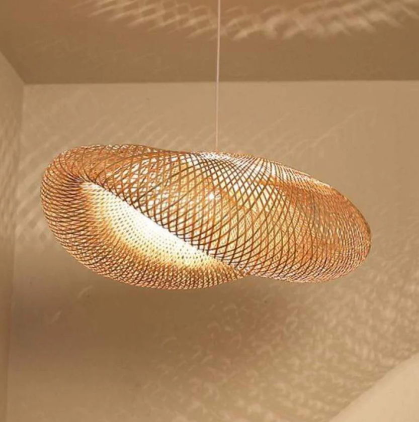 Bohemian Bamboo Pendant Light – Elegant and Timeless Design