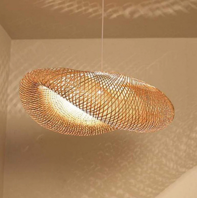 Bohemian Bamboo Pendant Light – Elegant and Timeless Design