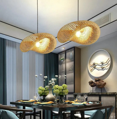 Bohemian Bamboo Pendant Light – Elegant and Timeless Design