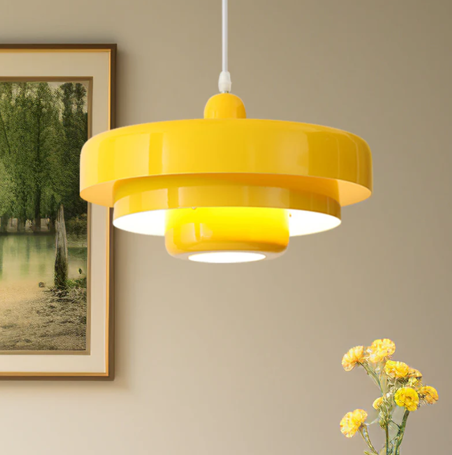 Bauhaus Mid-Century Iron Pendant Light – Iconic & Durable