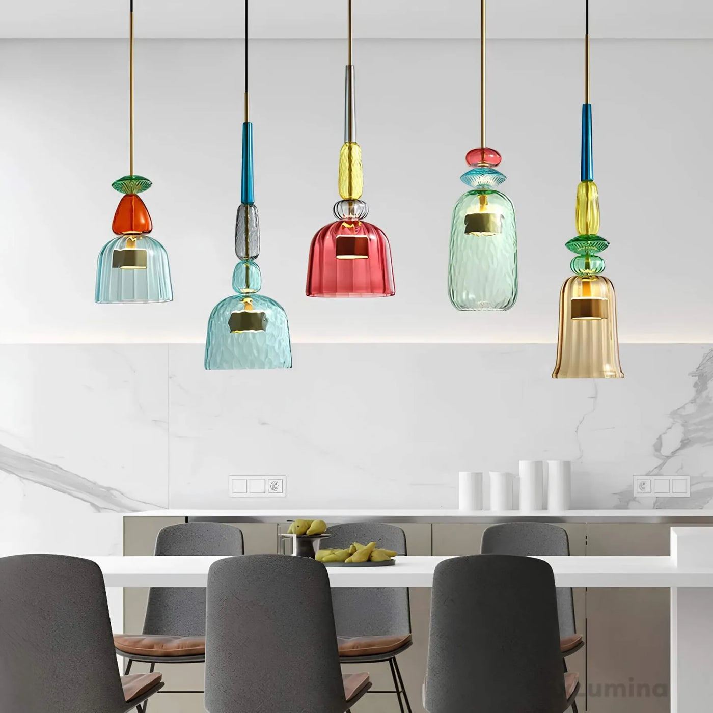 Coloured Glass Pendant Light – Modern and Elegant Lighting for Any Room