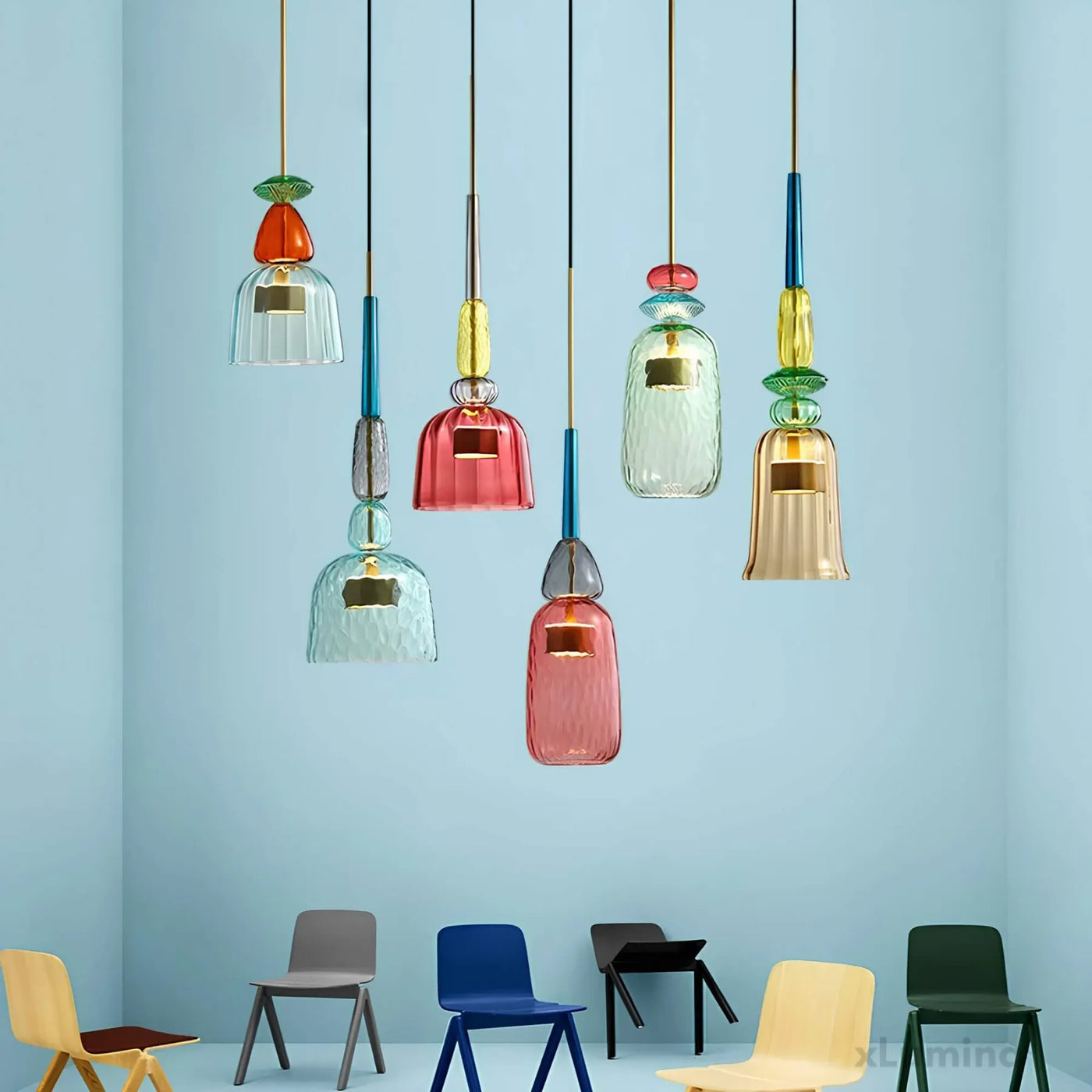 Coloured Glass Pendant Light – Modern and Elegant Lighting for Any Room