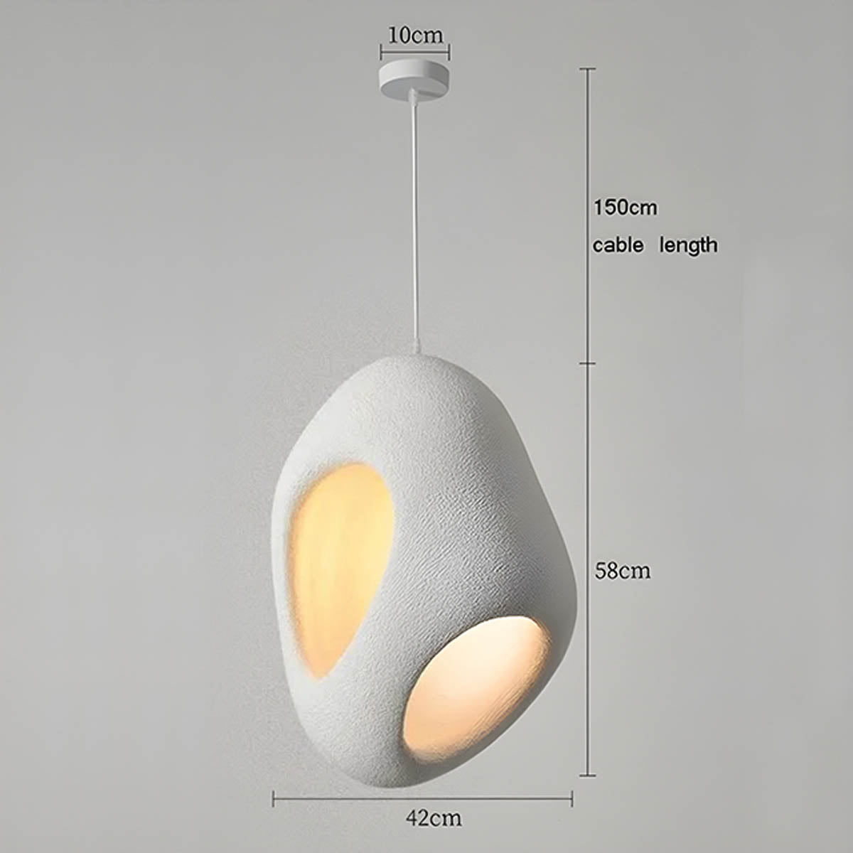 Taki Wabi Sabi Pendant Light – Minimalist Japandi-Inspired Hanging Lamp