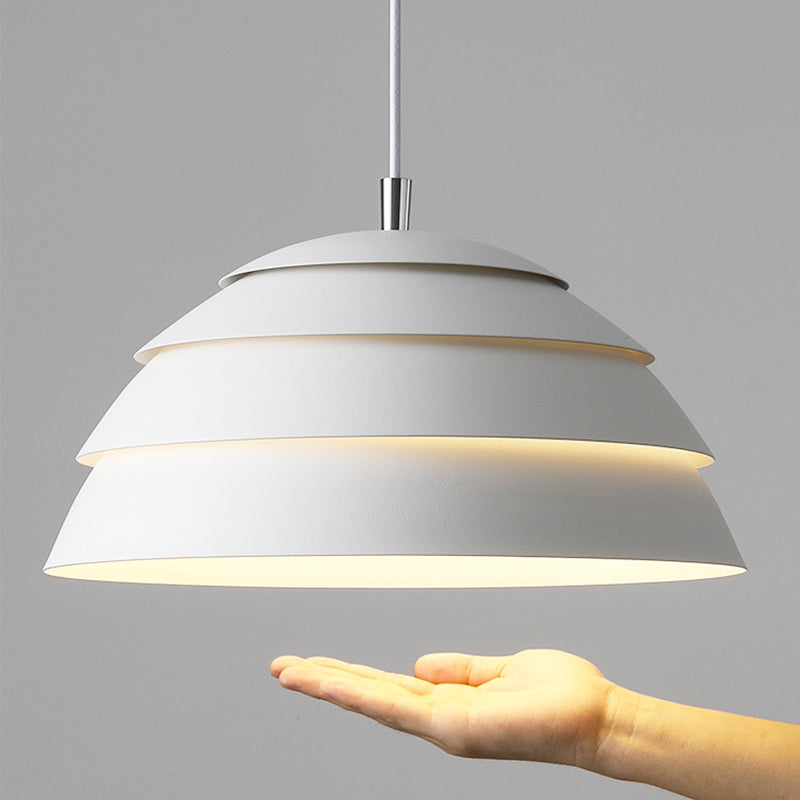 Modern Nordic Dome Pot Pendant Light – Minimalist LED Hanging Lamp for Stylish Interiors