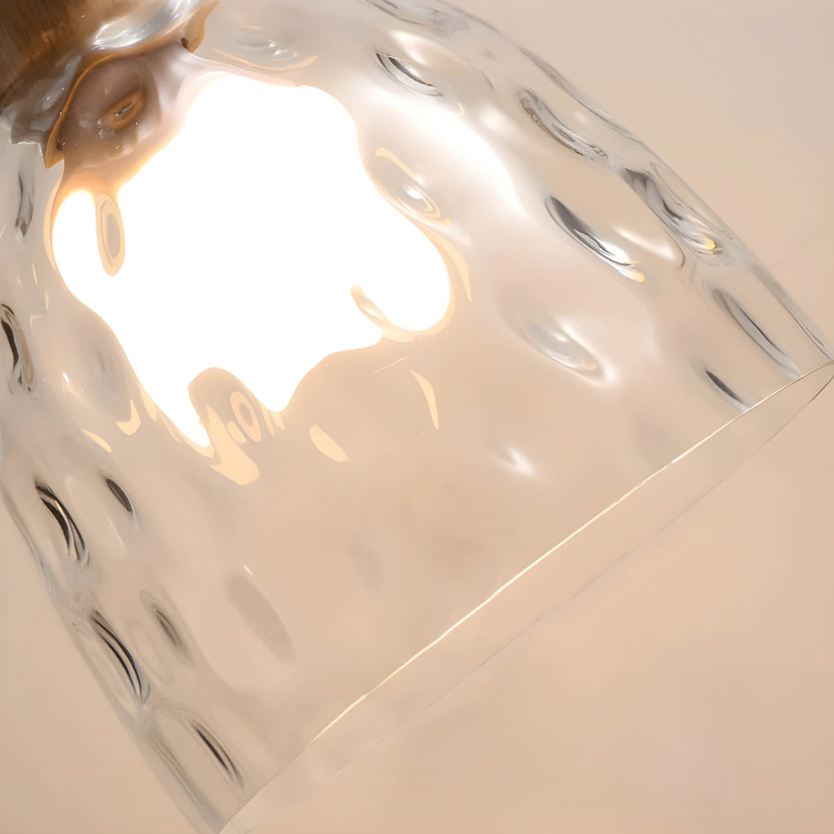 TOKYO Glass Chandelier – Minimalist Elegance with Ambient LED Lighting