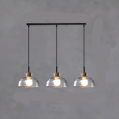 TOKYO Glass Chandelier – Minimalist Elegance with Ambient LED Lighting
