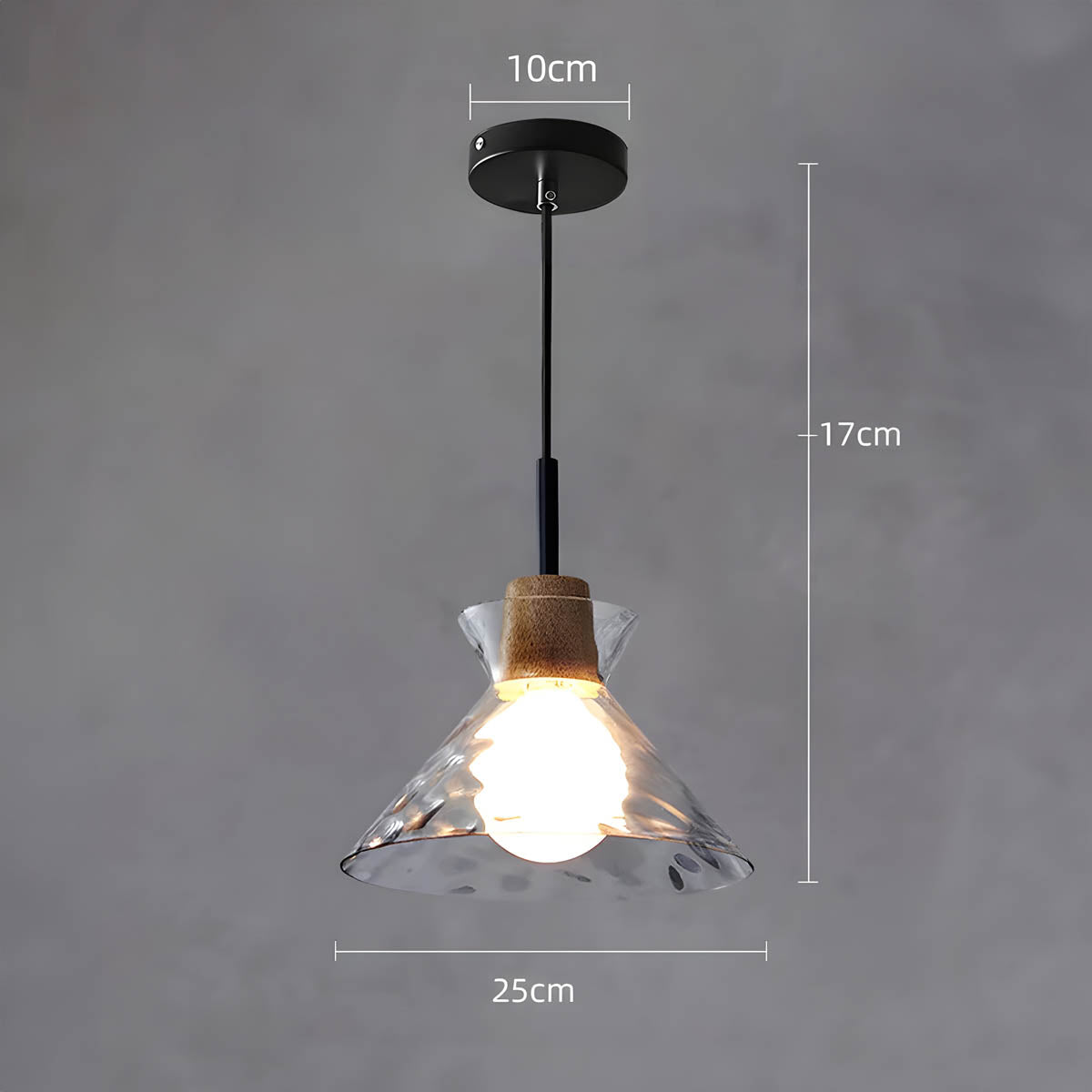 TOKYO Glass Chandelier – Minimalist Elegance with Ambient LED Lighting