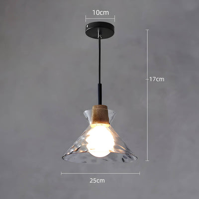 TOKYO Glass Chandelier – Minimalist Elegance with Ambient LED Lighting