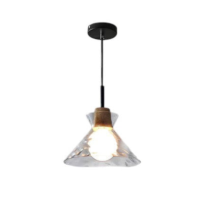 TOKYO Glass Chandelier – Minimalist Elegance with Ambient LED Lighting