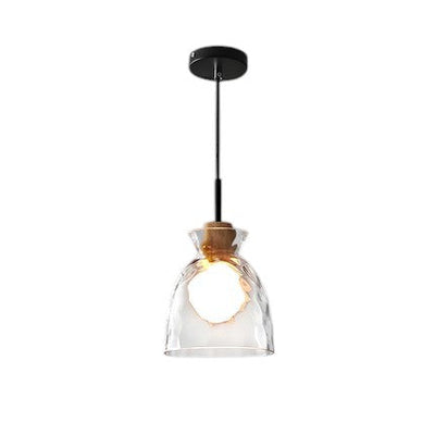 TOKYO Glass Chandelier – Minimalist Elegance with Ambient LED Lighting