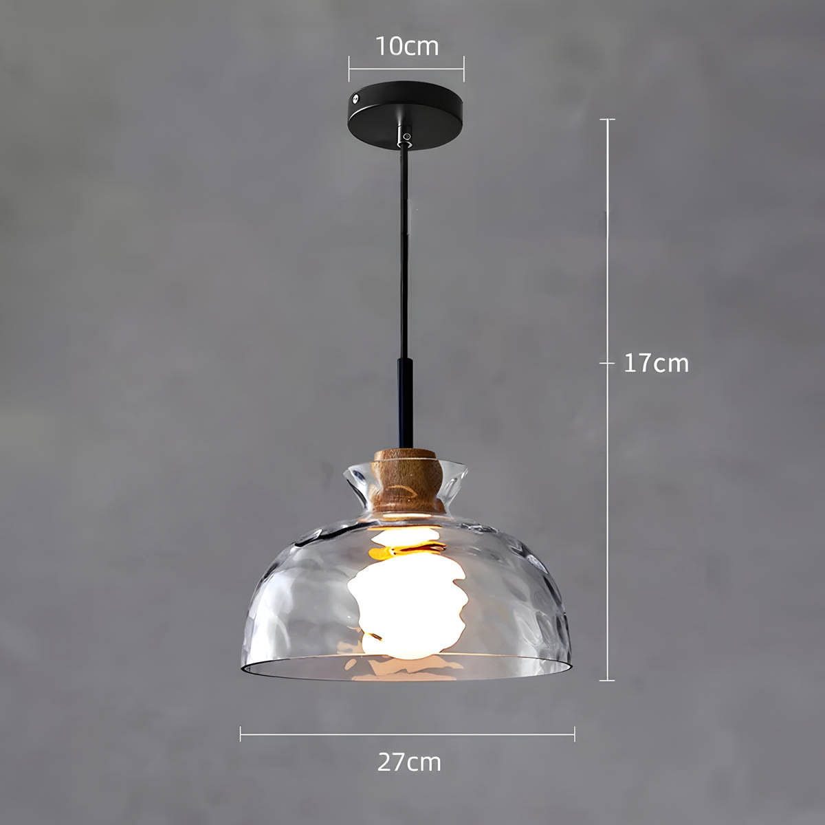 TOKYO Glass Chandelier – Minimalist Elegance with Ambient LED Lighting