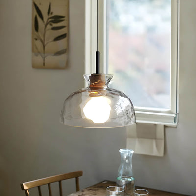 TOKYO Glass Chandelier – Minimalist Elegance with Ambient LED Lighting