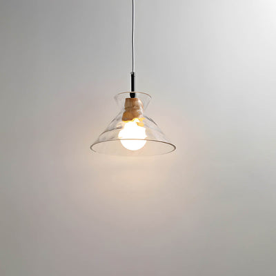 TOKYO Glass Chandelier – Minimalist Elegance with Ambient LED Lighting