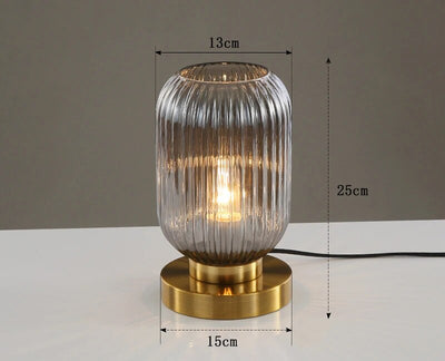 Krystal Lamp – Elegant Nordic Glass Table Lamp for Modern Interiors