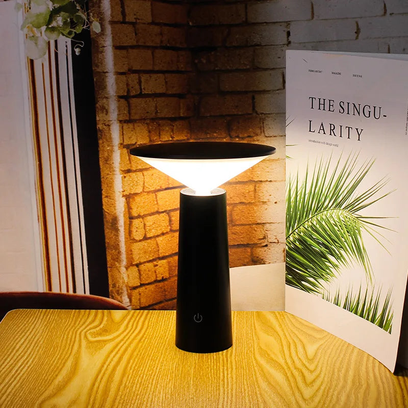 Remoteglo Wireless Table Lamp – Rechargeable LED Light with Remote Control