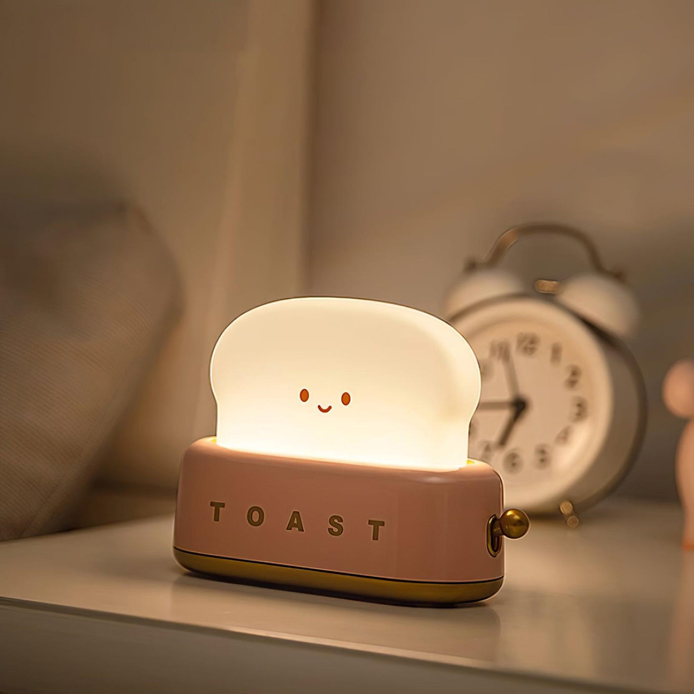 Toaster Night Light – Cute & Rechargeable LED Lamp for a Cosy Glow