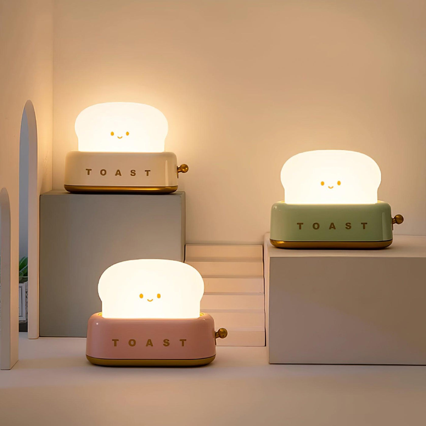 Toaster Night Light – Cute & Rechargeable LED Lamp for a Cosy Glow