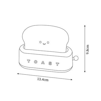 Toaster Night Light – Cute & Rechargeable LED Lamp for a Cosy Glow