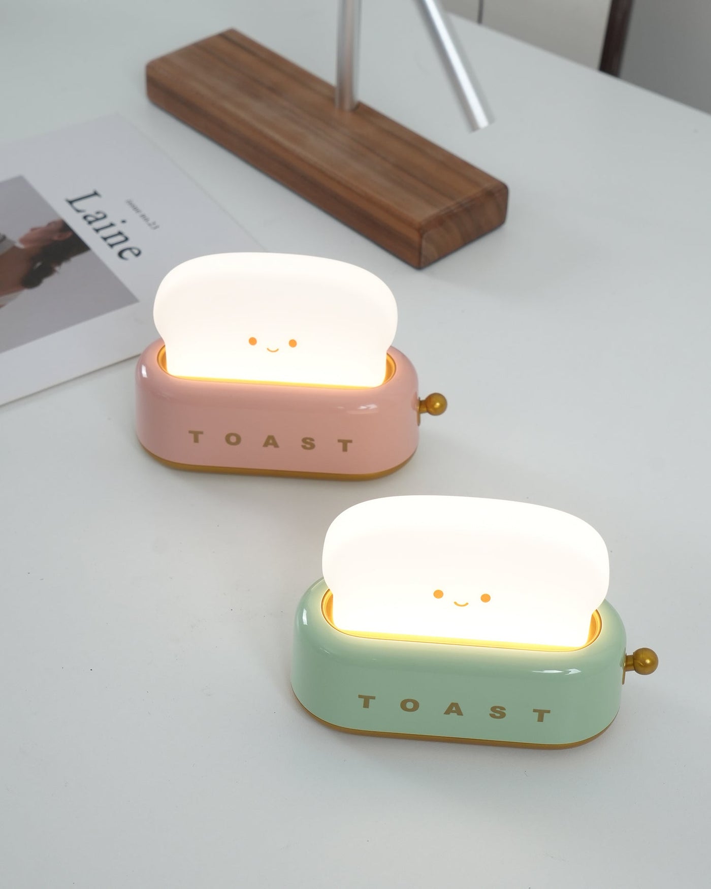 Toaster Night Light – Cute & Rechargeable LED Lamp for a Cosy Glow