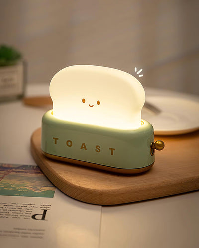 Toaster Night Light – Cute & Rechargeable LED Lamp for a Cosy Glow