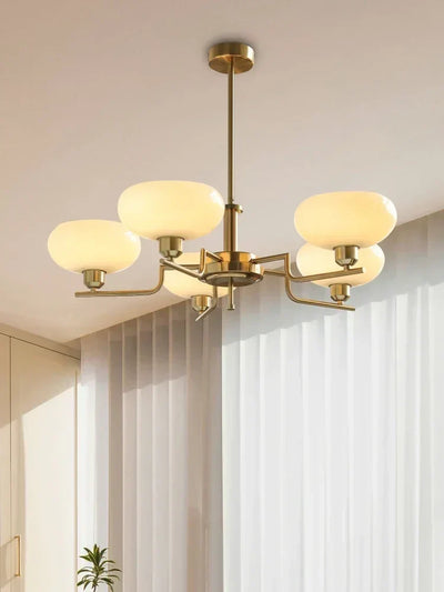 Bauhaus Medieval Ceiling Lamp – Retro Nordic LED Chandelier