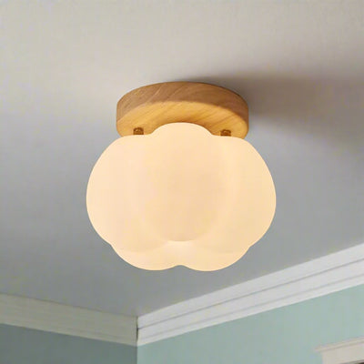 Pumpkin Flush Ceiling Lamp – Playful & Warm LED Lighting for Any Room