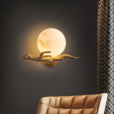 Modern Marble Wall Light – Elegant LED Lighting for a Sophisticated Interior