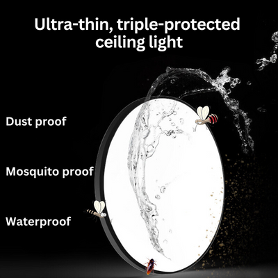 Ultra-Thin Waterproof LED Ceiling Light – Modern & Durable Bathroom Lighting