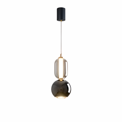 Nordic Creative Iron Glass Pendant Light – Modern Minimalist Elegance