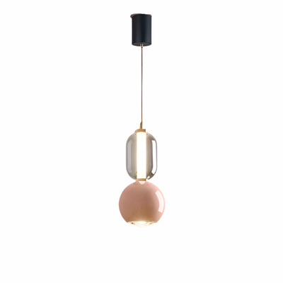 Nordic Creative Iron Glass Pendant Light – Modern Minimalist Elegance