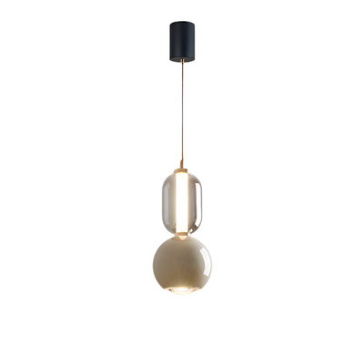 Nordic Creative Iron Glass Pendant Light – Modern Minimalist Elegance