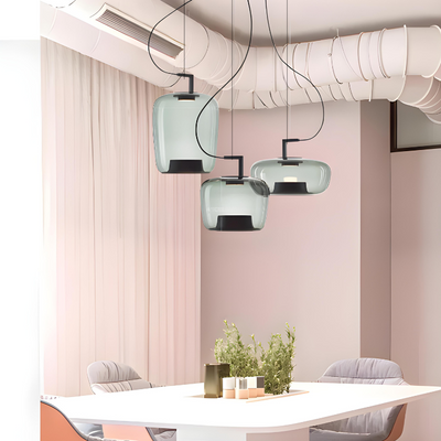 Modern LED Pendant Light – Minimalist Glass & Metal Design for Kitchens & Dining