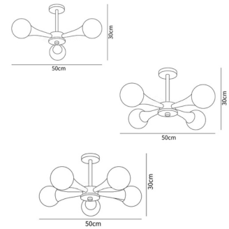 Luxury Wooden & Glass Chandelier – Elegant Illumination for a Sophisticated Space