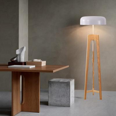 Art Deco Wooden Floor Lamp – Timeless Elegance with a Luxurious Touch