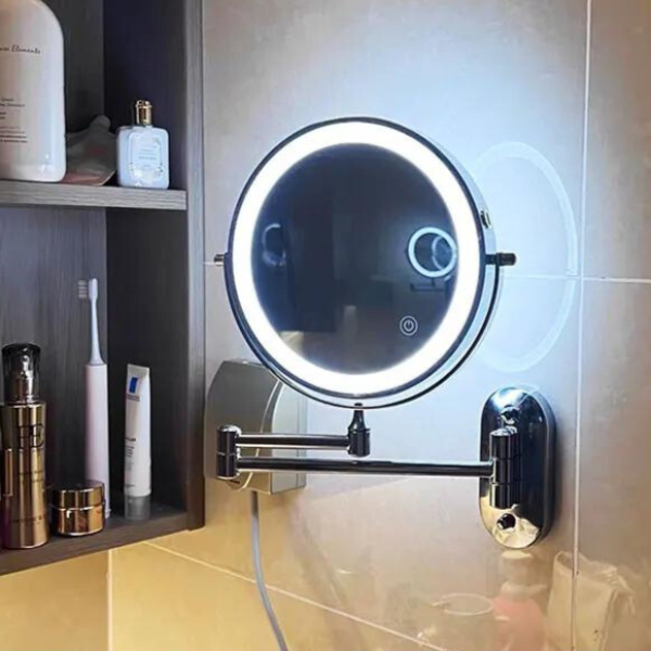Rechargeable LED Makeup Mirror – Precision Clarity with Adjustable Lighting