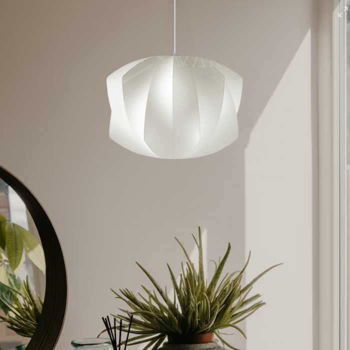 Nordic Elegance Pendant Light – Modern Wooden Ceiling Lamp for Contemporary Spaces