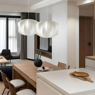Nordic Elegance Pendant Light – Modern Wooden Ceiling Lamp for Contemporary Spaces