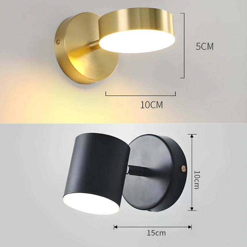 Nordic Copper LED Wall Light – Sleek & Modern Accent Lighting