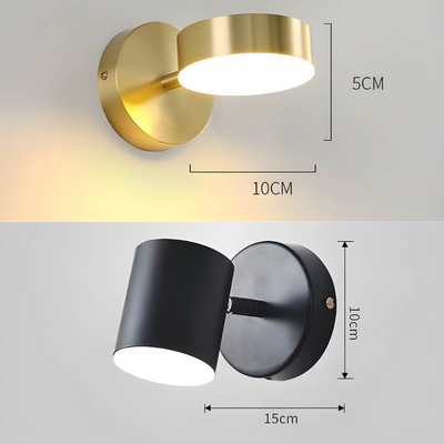 Nordic Copper LED Wall Light – Sleek & Modern Accent Lighting