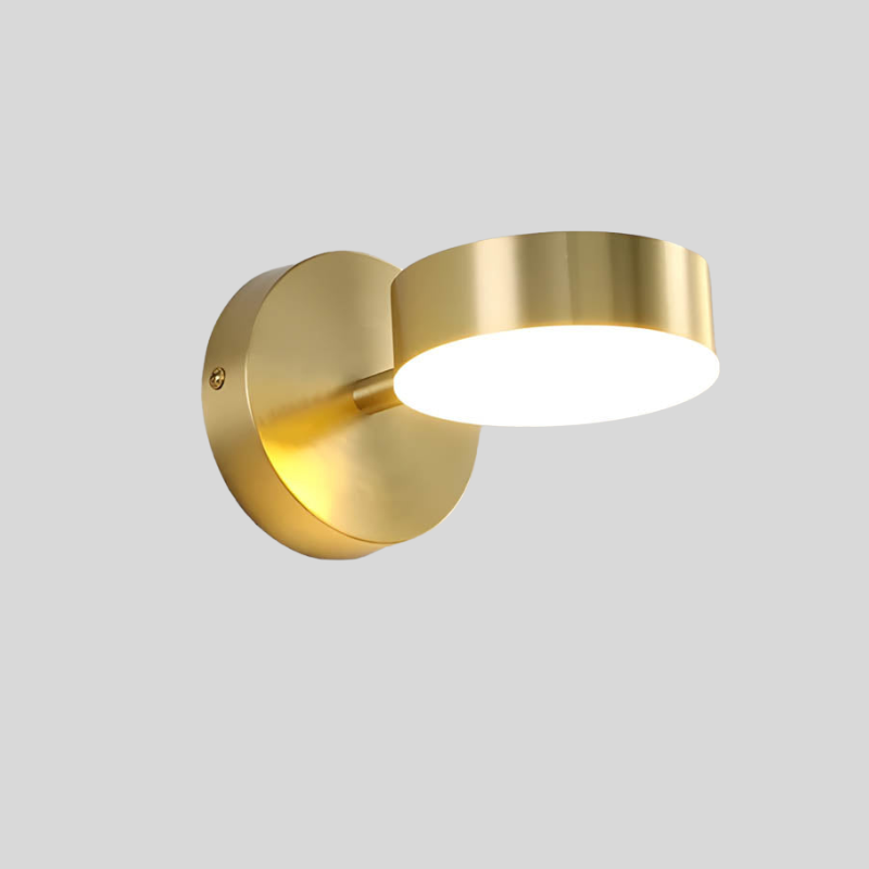 Nordic Copper LED Wall Light – Sleek & Modern Accent Lighting