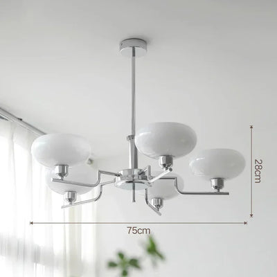 Bauhaus Medieval Ceiling Lamp – Retro Nordic LED Chandelier